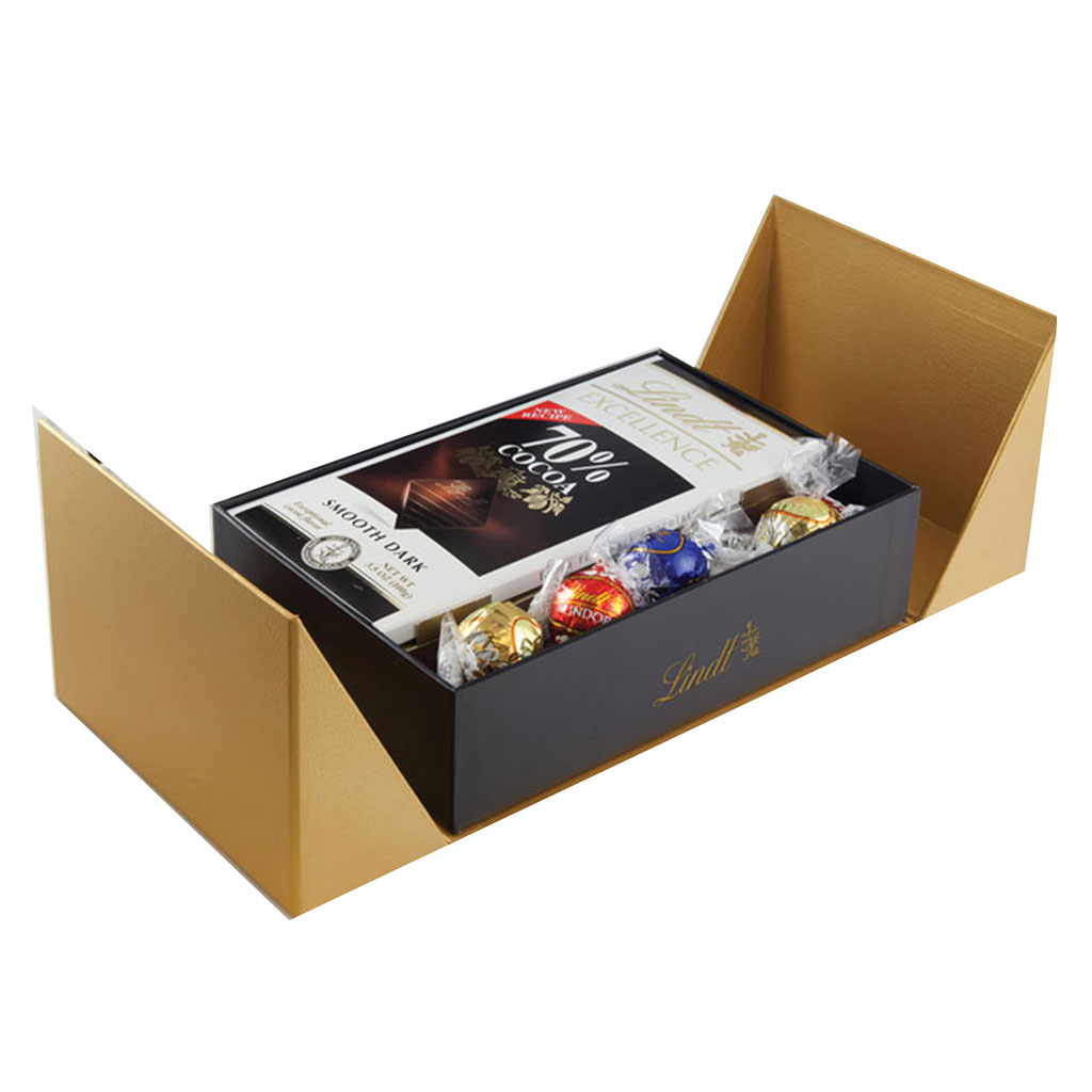 Golden Box of Lindt® Sweets - Open